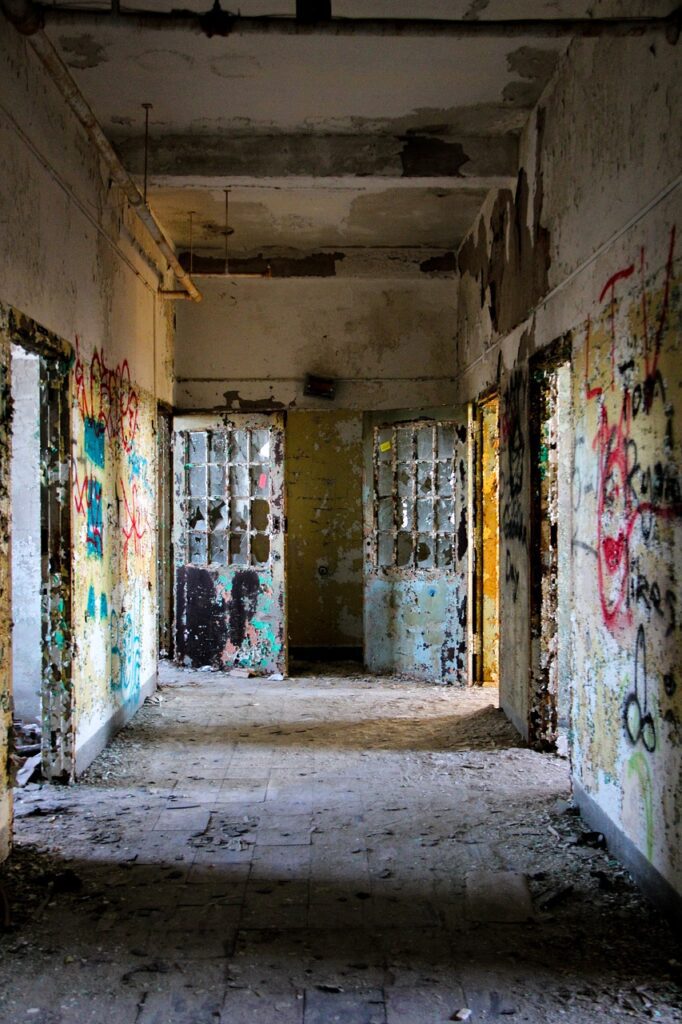 sitios abandonados en madrid, sanatorio abandonado